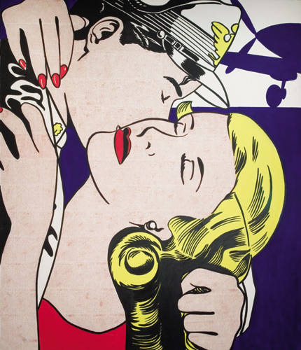 Lichtenstein The Kiss 1962